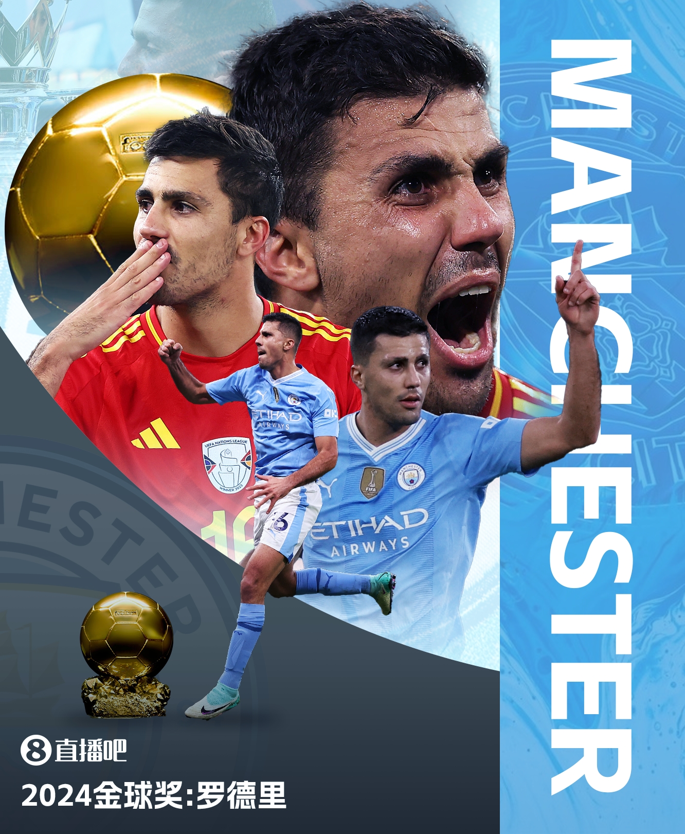 FIFA足球先生、金球接连大反转!哈兰德→梅西,维尼修斯→罗德里